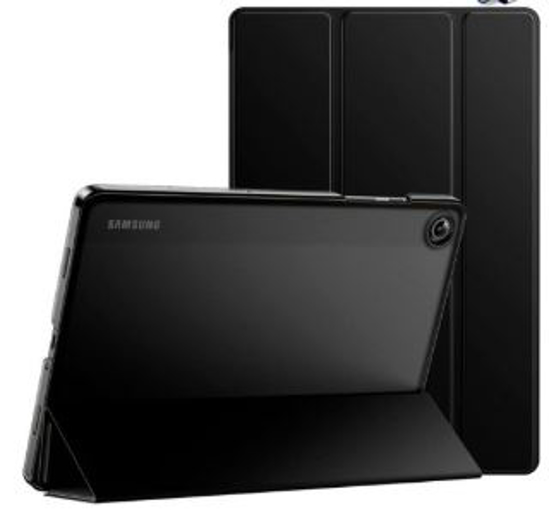 Image sur Pochette pour Samsung Galaxy Tab A9+ / A9 Plus 11" 2023 - Coque arrière fine translucide à trois volets - Support de protection pour tablette